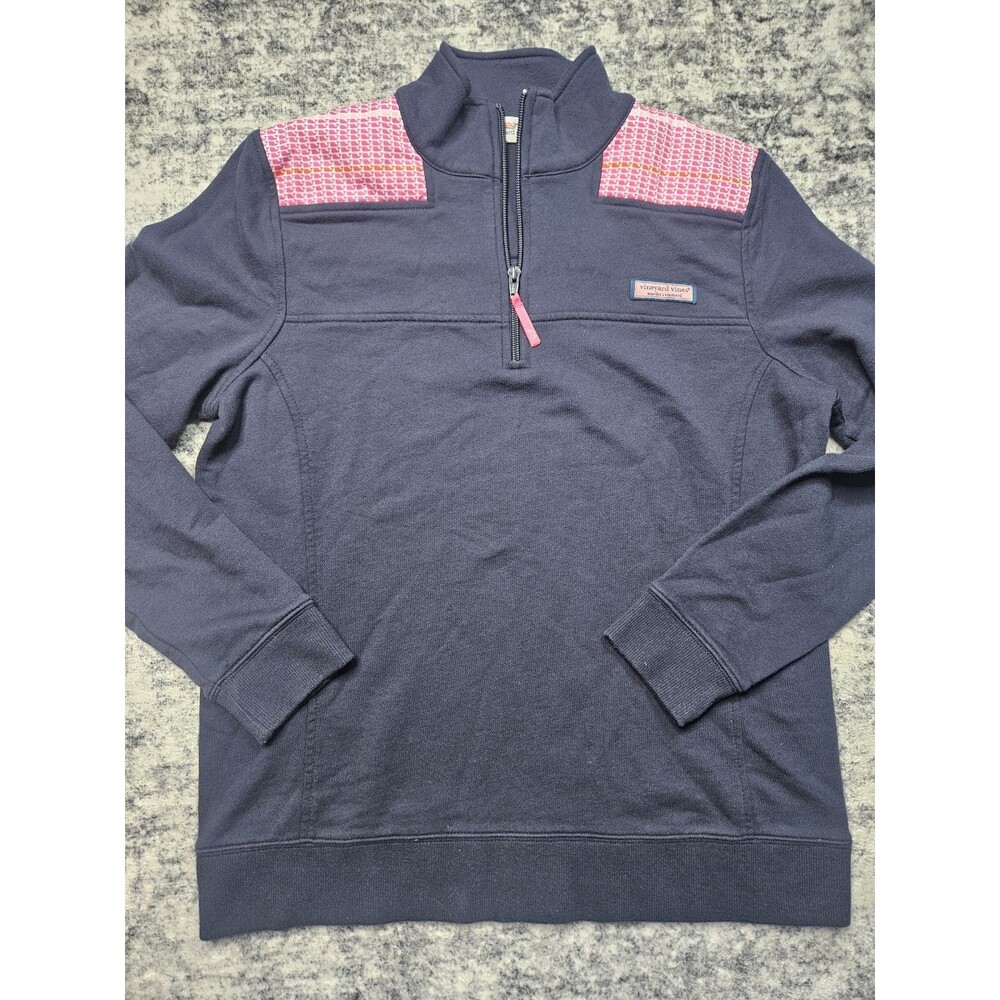 Vineyard Vines Martha's Vineyard Quarter Zip Pullover Sweatshirt Women’s Medium